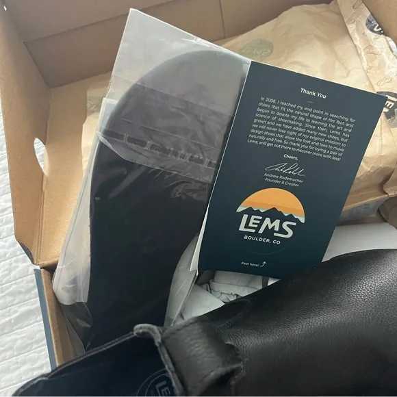 Lems Chelsea Tuff Black Ankle Boots - Picture 6 of 7